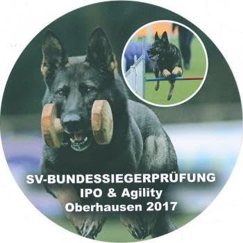 PVC-Aufkleber - SV-Bundessiegerprüfung Oberhausen - Schäferhund - 301628/2 ca. 25cm