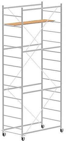SCEDIL JOLLY 160, Dachgerüst aus verzinktem Stahl - H. Arbeit 5,10 m