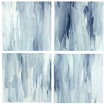 Alwayspon Möbelaufkleber/Aufkleber, 33 cm x 33 cm x 4 Stück, für KE Expedit Kallax Regal, Bücherregal, Aufbewahrung, Heimmöbel, Dekoration, DIY-Aufkleber zum Abziehen und Aufkleben