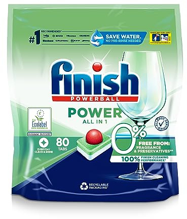 Finish 0 Prozent Spülmaschinentabs - 80 Tabs