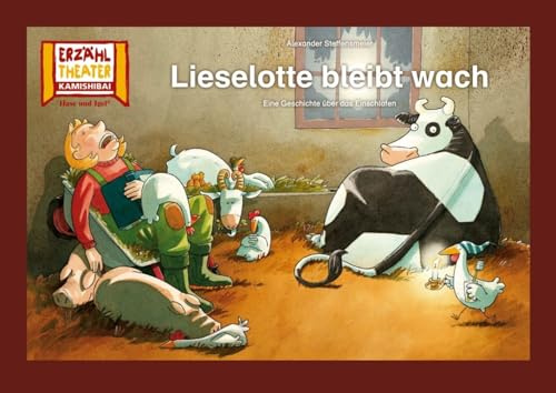 Kamishibai: Lieselotte bleibt wach: 12 Bildkarten für das Erzähltheater