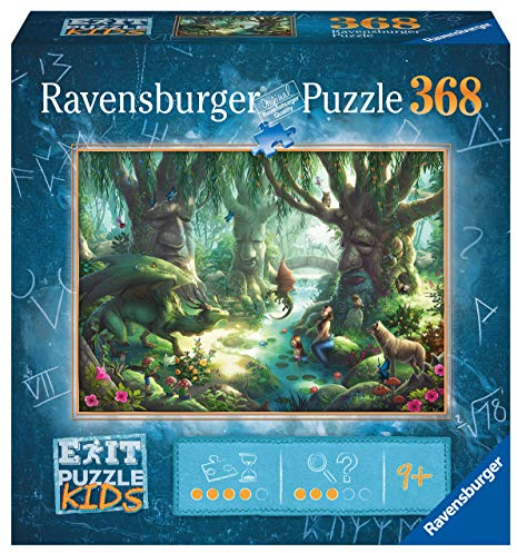 Ravensburger EXIT Puzzle Kids - 12955 Der magische Wald - 368 Teile Puzzle für Kinder ab 9 Jahren, Kinderpuzzle