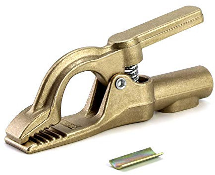 QWORK Welding Bronze Ground Clamp, 1.6 Pounds and 500A, 1 piece