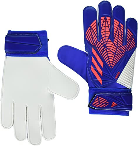 adidas Unisex-Youth Training Predator Glove Hi-Res Blue/Turbo/White 7