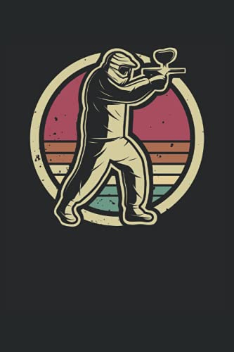 Paintball Notizbuch (liniert) Vintage Retro Panitballer