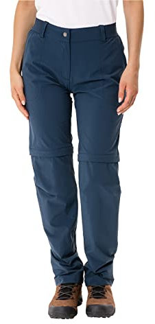 VAUDE Damen Women's Farley Stretch Zo Pants Ii Hose, Dark Sea, 48 EU
