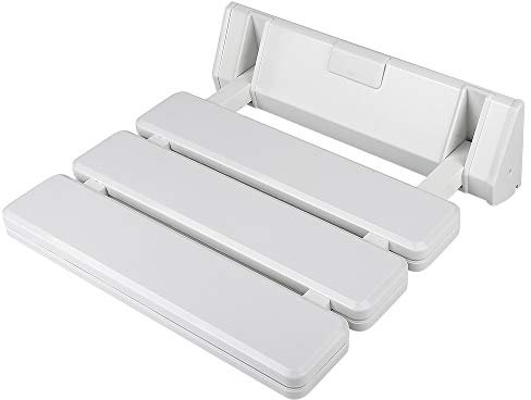 meihe Duschhocker, Duschsitz und Badewannenhocker, höhenverstellbar / rutschfeste Füße (★33 x 32 x 5 cm)