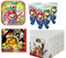 Super Mario Kids Party Set Tableware Bundle For 8 Cups Napkins Tablecover Plates Decoration