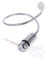 BESPORTBLE Clock Fan Transparent Desk Led Digital Display USB with Time Temperature Real-Time Mini Flexible USB LED Portable Gooseneck Computer Light for Laptop, Office Cooling Message