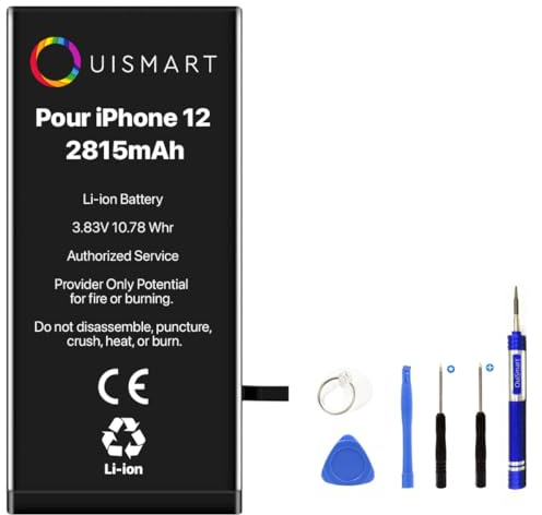 Batterie pour IPHONE 12 Interne Neuve DE Remplacement avec Outils