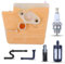Atunee - Kit de Ajuste de Filtro de Aire para Stihl 024 026 MS240 MS260 MS260C motosierras con Filtro de Combustible/Aceite, bujía, Pieza de Repuesto 11211201618
