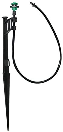 LRJSKWZC Sistema de riego por aspersión de césped y jardín Sprinkler Vertical con Kit de Barra de Soporte rociadores de riego de riego de jardín con Manguera de 50 cm 4 / 7mm 3 Sets