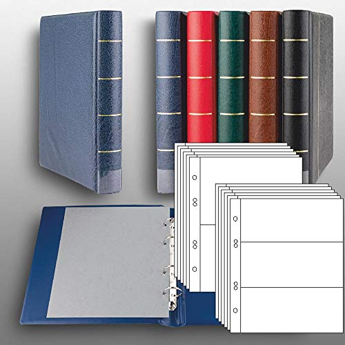 Prophila Luxury Banknote Ring Binder with 20 Sleeves for 50 Notes