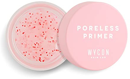 WYCON cosmetics Poreless Primer Grundierung für das Gesicht, Hautpflege für weniger glänzende Haut, frische Textur, mit roten Niacinamid-Perlen