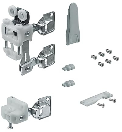 WingLine L, Laufteilset mit unterer Führung ohne Schließautomatik, 12 kg, grau, rechts_Artikel _ 9278285