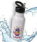 timalo® Einhorn Trinkflasche für Kinder personalisiert mit Namen | auslaufsichere Edelstahl Sportflasche Kindergarten Geschenk für Mädchen 400mL | Einhorn 2
