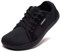 HOBIBEAR Unisex Wide Barefoot Shoes for Men Women Outdoor Trail Running Minimalist Walking Shoes Lightweight and Breathable (All Black 7.5 UK)