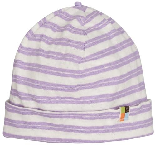 loud + proud Mütze Streifen mit Leinen, aus Bio Baumwolle, GOTS Zertifiziert