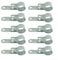 Emiif 27Mm Air Diesel Heater Exhaust Pipe P Clip Clamp, Car Air Heater Exhaust Pipe Steel Clamp Bracket (10PCS)