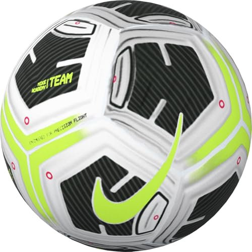 Nike FZ7540-100 NK Academy - Team - FA24 Recreational Soccer Ball Unisex White/Black/Volt Größe 3