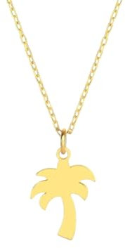 GZHENGZG Women's jewelry necklace, mom Tiny Palm Tree Necklace, Small Pendant, Simple Palm Tree Charm, Dainty Chain gift