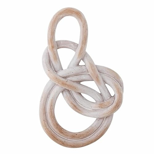 Bloomingville Sifan Wanddekoration Nature – Polyresin-Wandobjekt 22x13,5 cm, Moderne Deko im organischen Look für Wohnzimmer & Flur, 82054462