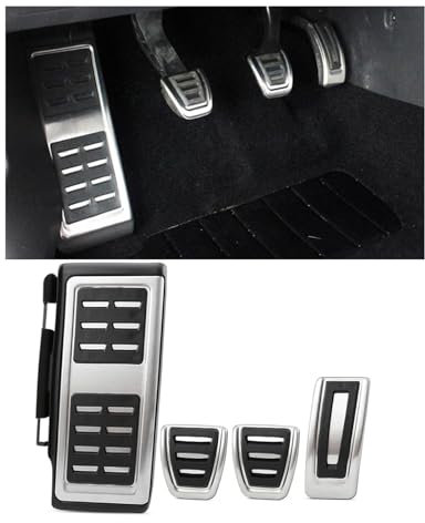 Auto Pedale Für VW Für Passat B8 Für Tiguan 17 Arten Für Jetta MK7 Für Golf 7 Polo Auto Kupplung Bremse Fußstütze Pedal Bremspedal Pads(4 Pcs MT with Rest)