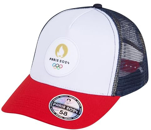 PARIS 2024 Kappe JO Offizielle Kollektion Olympische Spiele – Größe verstellbar, mehrfarbig, Einheitsgröße