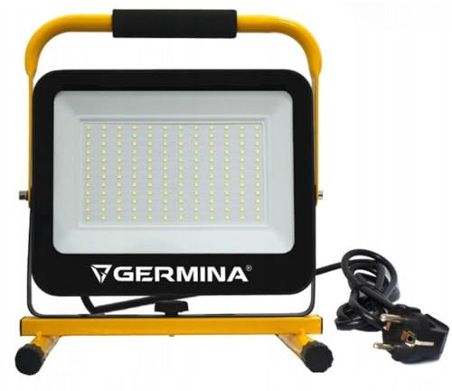 GERMINA DER ELECTRIKER proyector led 50W en una lámpara de trípode baja foco portátil IP65 garaje taller