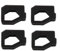 Hippotech Lot de 4 filtres à air pour motoculteur Honda GX25 GX25N GX25NT FG110 FG110K1 - Remplace les filtres à air 17211-Z0H-800