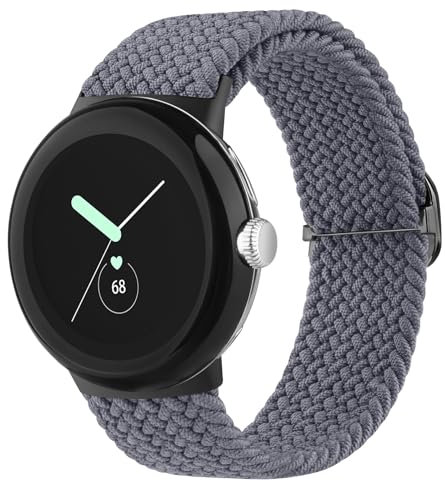 Vancle für Google Pixel Watch 2 Armband/Pixel Watch Armband/Pixel Watch 3 41mm Armband Damen Herren, Elastisches Geflochtenes Ersatzarmbänder für Google Pixel Watch Watch 3 41mm/2/1 Frauen Männer