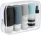 KOOSREEL Flacons De Voyage en Silicone, 17 Pièces Flacon Voyage Réutilisable et Étanche Contenant de Bouteilles de Voyage,Lotion, pour Shampoing, Cosmétiques,Voyage sans BPA Set