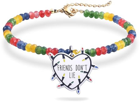 Stranger Merchandise Freundschaft Naturstein Armband Geschenke Halloween Sammlung Geschenk