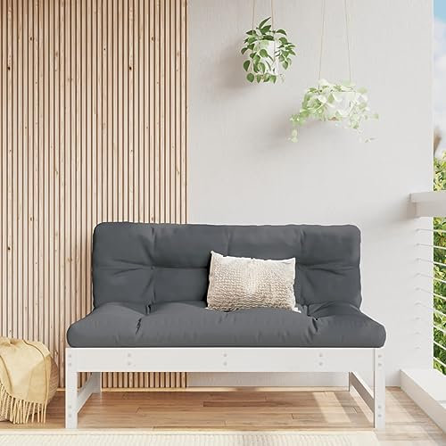 Myheimly Mittelsofa Weiß 120x80 cm Massivholz Kiefer Weiße Kiefer Sofa-Mittelstück 3029108de