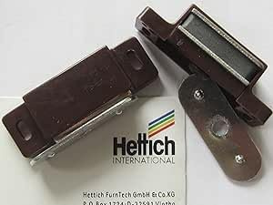 Hettich Magnetschnäpper, braun, 3-4 kg, 2 Stück Artikelnr. 375