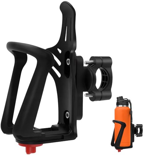 Porta Borraccia Bici, Porta Borracce in Bicicletta,Portabottiglie Regolabile per Bici Portabottiglie.Porta della Tazza d'Acqua in Bicicletta Leggera con Strumento a Vite