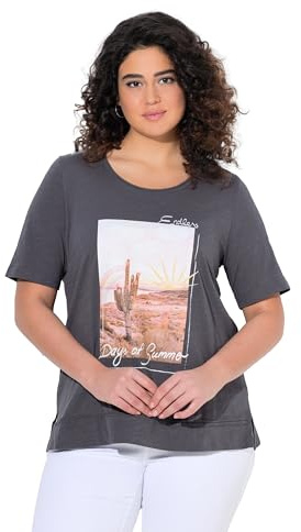 Ulla Popken Damen T Fotodruck, Classic Shirt