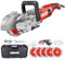 Customize What You Need Electric Wall Chaser 4000W - 7500R/min Wall Groove Cutting Machine with 5 Slotted Pieces, Water Pump, Adjustable Depth for Granite, Marble, and Concrete(Red)