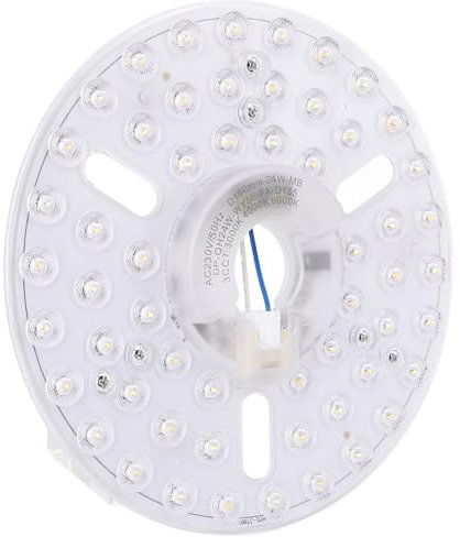 Kit de Luz del Ventilador de Techo LED Magnetic Dimmable 3CCT 3000K 4000K 6000K Techo Ventilador Panel de Reemplazo Fácil Instalación para Ventiladores de Techo Candeliers Flush