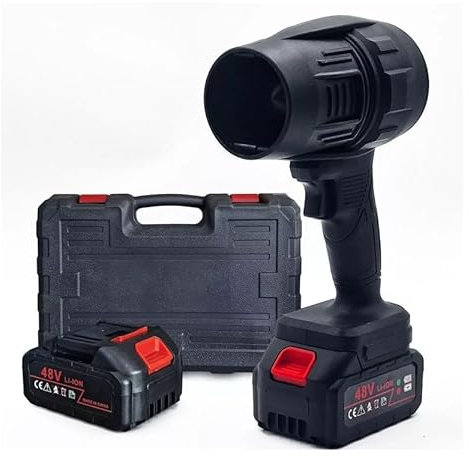 SOFFIATORE A DOPPIA BATTERIA 48V PER FOGLIE ASCIUGATRICE TURBO VENTOLA PER AUTO