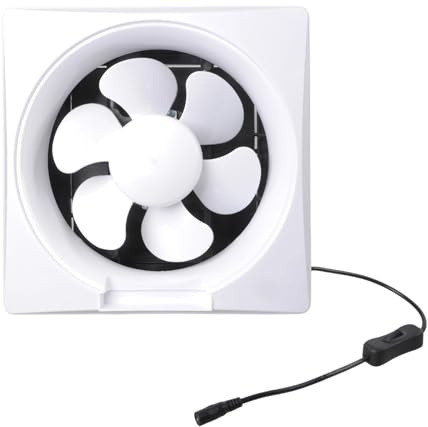 Ventola di scarico da 12 V, 12 V, a basso rumore, per cucina, bagno, garage, grow room