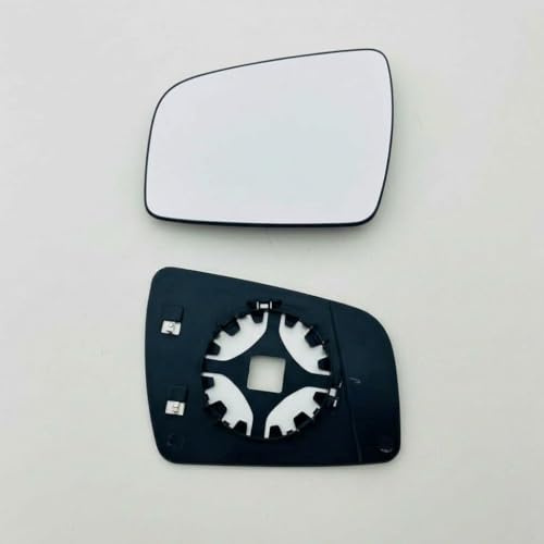 Fits Vauxhall Zafira B (2010–2014) Left hand Passenger Side Wing Mirror Glass | Heated Wide Angle Clip-On Mirror with Base Plate | UK Spec Near Side Replacement | OEM 13312839