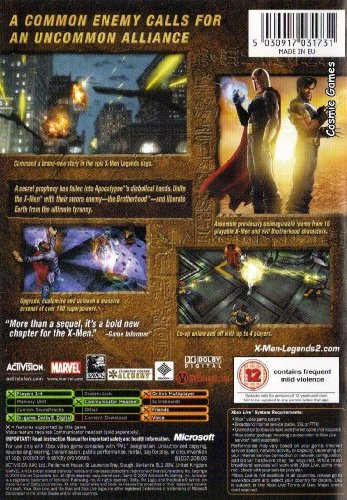 X-Men Legends II: Rise of Apocalypse (Xbox)