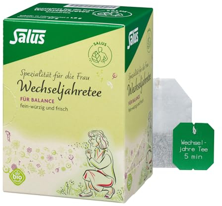 Salus Spezialitäten für die Frau Wechseljahrtee 1x 15 Filterbeutel (27g) – Bio-Kräutertee für die Balance