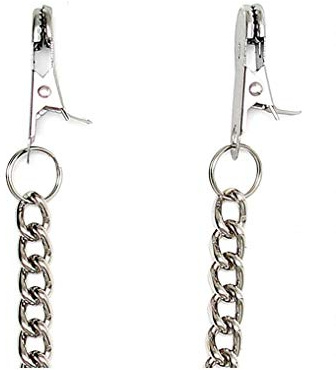 Rimba - Nipple clamps with chain
