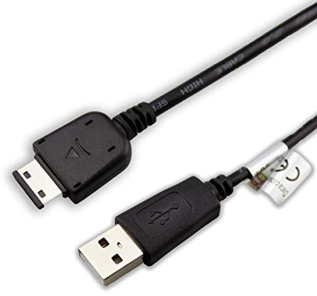 caseroxx USB-Kabel, Datenkabel für Samsung GT-E1150, USB-Kabel als Ladekabel oder zur Datenübertragung in schwarz