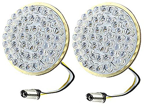 ZYTC 2 Inch LED Indicator with Running Light Bullet Style Front 1157 LED Indicator Kit