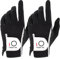 FINGER TEN Golfhandschuhe Herren Links Rechts Golf Handschuh Wert 1 Paar Golfhandschuh Linke Rechte Hand Handschuhe für Männer Golfer, Allwetter Mikrofaser Rain Grip (Tinte, M, Links)