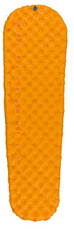 Sea to Summit - Ultralight Insulated Air Isomatte Regular - Thermolite Ultraleichte Schlafmatte - Besonders kompakt - Pillow Lock-System - 2,5 Jahreszeiten - Pumpsack - Wandern - Orange - 480g
