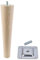 emoebelbeschlaege Prima Online 1x Holzfüße Möbelfüße Sofafüße Buche Holzbeine gerade Länge 20cm Buche Holz Oberfläche sauber (1x Gerade 20cm)